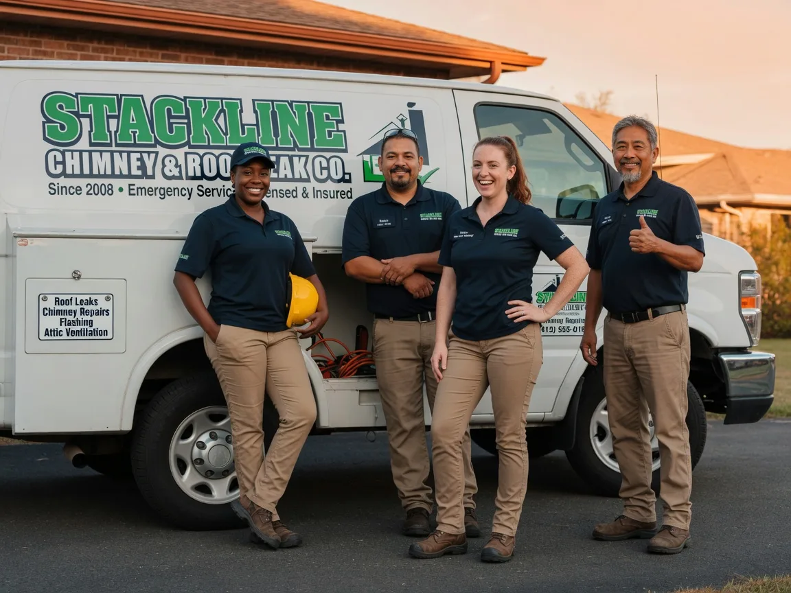 Chimney flashing repair company in Emory, TX